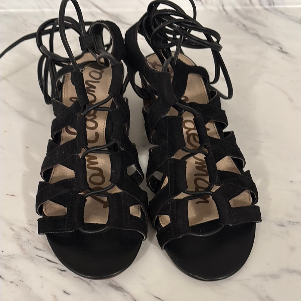 Sam Edelman Black Strappy Sandals